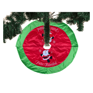 FALDÓN PIE DE ÁRBOL NAVIDAD ESTAMPADO RENOS NAVIDEÑOS - 5