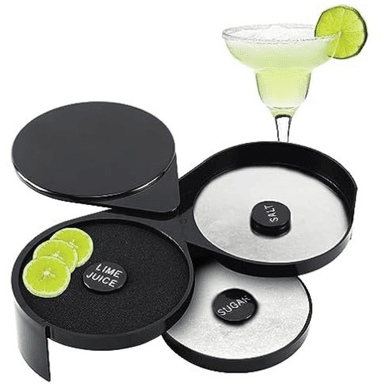 ESCARCHADOR DE COPASS VASOS ORILLADOR COCTELES MICHELADAS 3 BANDEJAS - 6