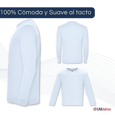 PACK 6 CAMISETAS ALGODÓN PRIMERA CAPA NIÑO INVIERNO BLANCO Y NEGRO - 5