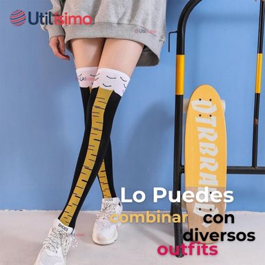 PACK 3 CALCETINES PATA DE GALLINA MUJER LARGOS COLORES SURTIDOS - 5