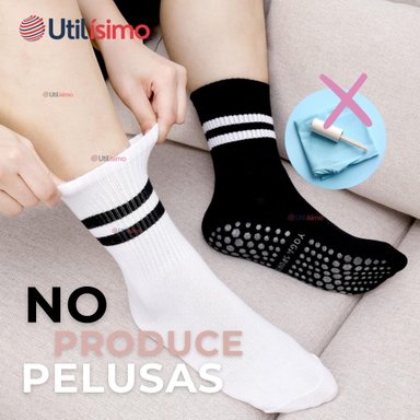 PACK 3 CALCETINES ANTIDESLIZANTES LARGOS MUJER - 9