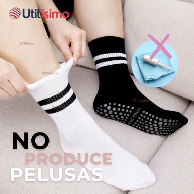PACK 12 CALCETINES ANTIDESLIZANTES LARGOS MUJER - 9