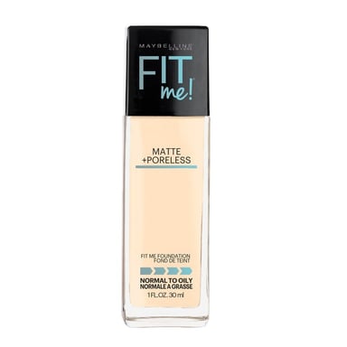 BASE MAYBELLINE FIT ME MATTE 110 PORCELAIN - 1