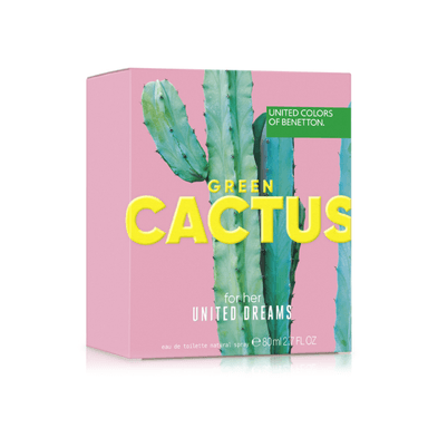 PERFUME BENETTON GREEN CACTUS FOR HER UNITED DREAMS EDT 80 ML - 1
