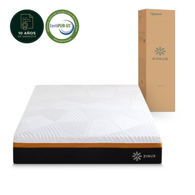 COLCHÓN ZINUS 1 PLAZA COOLING COPPER ADAPT 90 X 190 X 30 CM - 9