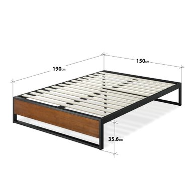 BASE CAMA ZINUS SUZANNE 2 PLAZAS 150X190X36CM - 2