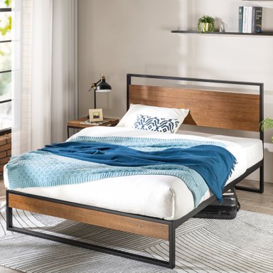 BASE CAMA ZINUS CON RESPALDO SUZANNE 2 PLAZAS 150X190X36CM - 3