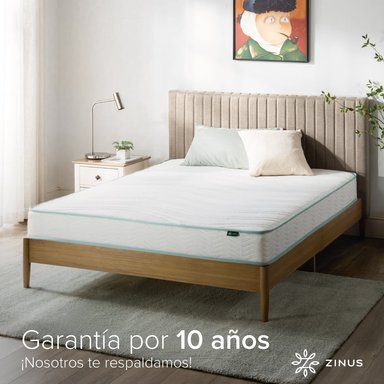 COLCHÓN ZINUS 2 PLAZAS RESORTES BONNELL 150 X 190 X 15 CM - 7