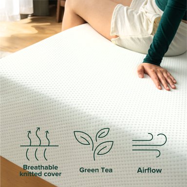 COLCHON ESPUMA ZINUS GREEN TEA SUPER KING ZINUS 200X200X30CM - 6