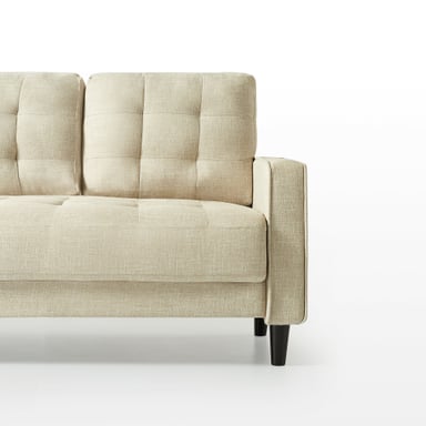 SOFA ZINUS BENTON 2 CUERPOS BEIGE - 6