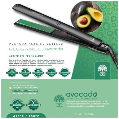 ALISADOR PLANCHA DE PELO 230°C CERAMICA AVOCADO STD GAMA - 3