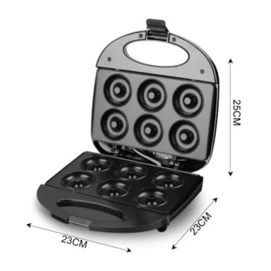 MAQUINA DE DONAS 6 MINI DONAS 850W ANTIADHERENTE R588 - 2