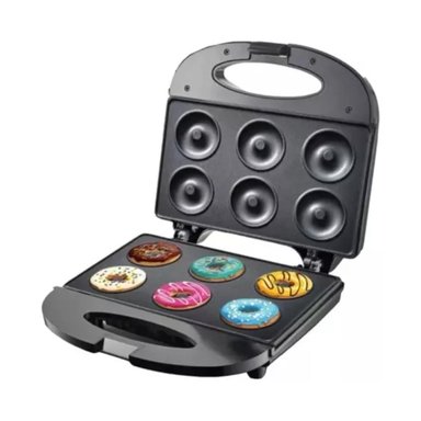MAQUINA DE DONAS 6 MINI DONAS 850W ANTIADHERENTE R588 - 3