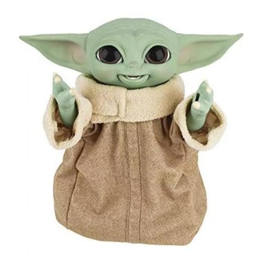 JUGUETE FIGURA TOTAL CLICK BABY YODA INTERACTIVO STAR CON WARS SONIDOS - 1