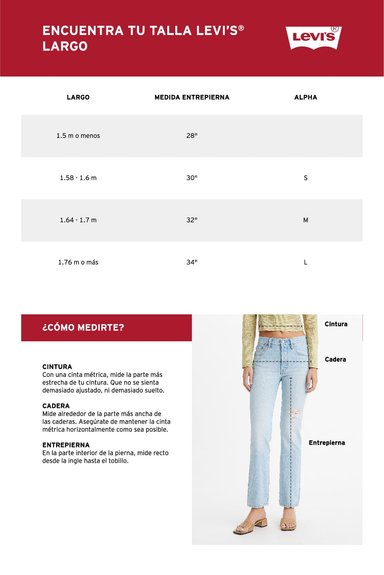 JEANS MUJER RIBCAGE STRAIGHT ANKLE AZUL LEVIS 72693-0165 - 5