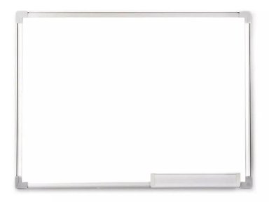 PIZARRA BLANCA ACRILICA MAGNETICA BORDE ALUMINIO 30X40 - 1