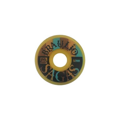 SET 4 RUEDAS SKATE GANGSTA BRAULIO SAGAS 52MM - 2