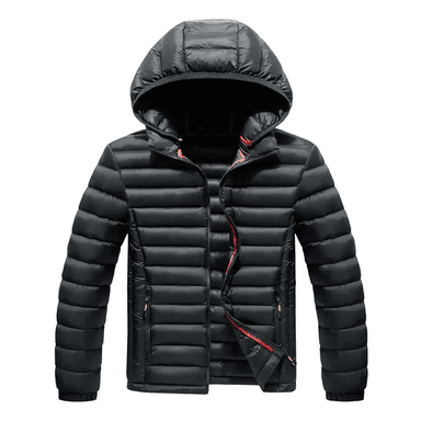 CHAQUETA PARKA HOMBRE TERMICA IMPERMEABLE COLOBO ESTANDAR EN COLOR NEGRO - 1