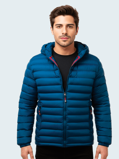 CHAQUETA PARKA HOMBRE TERMICA IMPERMEABLE COLOBO ESTANDAR EN COLOR NEGRO - 1