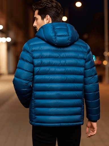 CHAQUETA PARKA HOMBRE TERMICA IMPERMEABLE COLOBO ESTANDAR EN COLOR NEGRO - 3