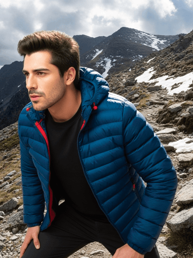 CHAQUETA PARKA HOMBRE TERMICA IMPERMEABLE COLOBO ESTANDAR EN COLOR NEGRO - 4