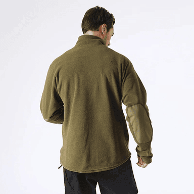 ABRIGO DE INVIERNO POLERON POLAR HOMBRE VERDE - 2