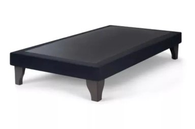 BASE EUROPEA BC-15P-ML CAMA FELPA 1.5 PLAZAS MADERA NEGRO 105 X 200 CM - 1