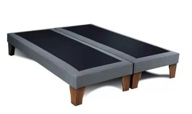 BASE CAMA BC-2P-NF EUROPEA DIVIDIDA 2 PLAZAS GRIS OSCURO 150 X 200 - 1
