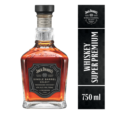 WHISKY JACK DANIEL'S BOTELLA VIDRIO 750 CC DANIELS SINGLE BARREL 40° WHISKEY - 1