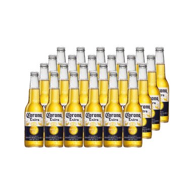 CERVEZA CORONA LAGER BOTELLA 330 CC 24 UN 4.5° - 1