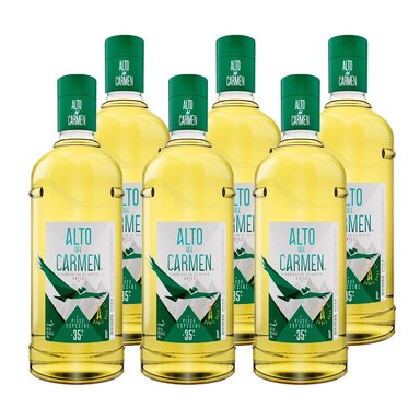 PISCO ALTO DEL CARMEN BOTELLA VIDRIO 1000 CC 6 UN 35° - 1