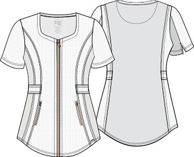 TOP CLINICO DE MUJER CHEROKEE UNIDAD STATEMENT CK915 - UNIFORME CLINICO - 5