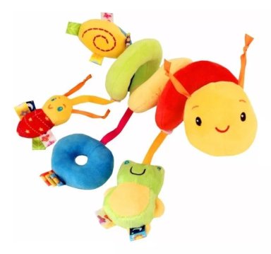 SONAJERO ESPIRAL CUNA COCHE Y SILLA AUTO NIÑOS MULTICOLOR - 3