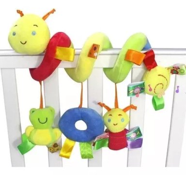 SONAJERO ESPIRAL CUNA COCHE Y SILLA AUTO NIÑOS MULTICOLOR - 5
