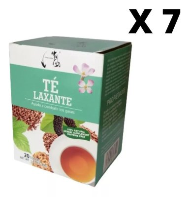 7 CAJAS TÉ LAXANTE REGULAR MOVE 140 SOBRES TOTALES - 1