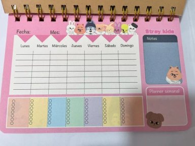 PLANNER STRAY KIDS KPOP SKZOO PAPELERÍA KAWAII - 2