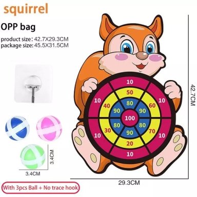 TIRO AL BLANCO JUEGO PELOTAS DISEÑO INFANTIL - 1