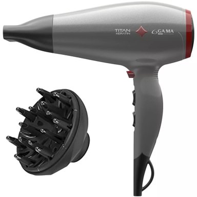 SECADOR DE PELO GAMA DIAMOND TITAN KERATIN 2300W MICRO GLITT | Gris - 1