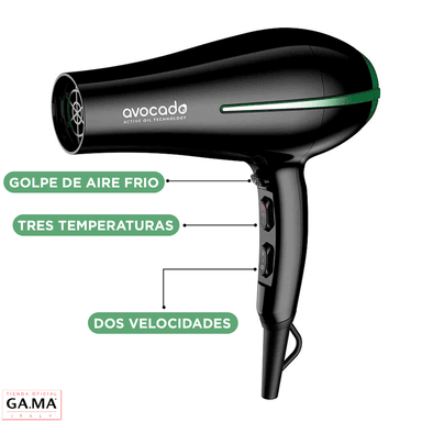 PACK GAMA SECADOR BORA Y ALISADOR ELEGANCE AVOCADO - 7