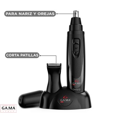 CORTAPELOS TRIMMER GNT512 INALÁMBRICO CABELLO NARIZ Y OREJAS - 2