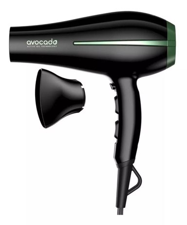 SECADOR DE PELO GAMA BORA AVOCADO OIL CERAMIC ION 2200 W - 1