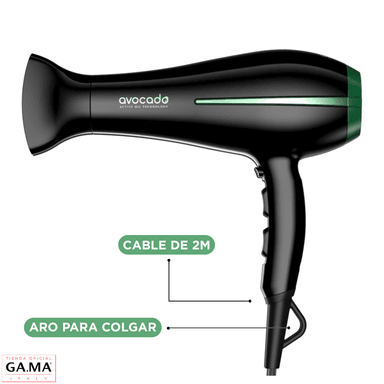 SECADOR DE PELO GAMA BORA AVOCADO OIL CERAMIC ION 2200 W - 3