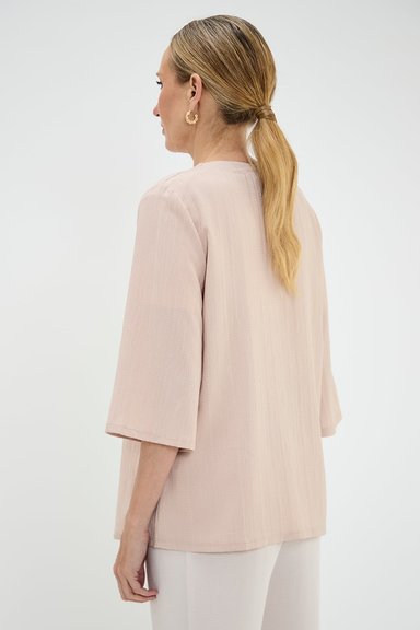 KIMONO MUJER GRIFFE BEIGE TEXTURA - 5
