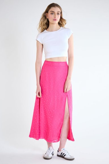 FALDA MUJER IO FUCSIA LISA - 1