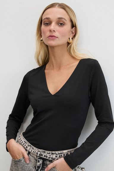 POLERA MANGA LARGA MUJER ASH - 1
