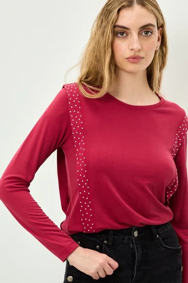 POLERA MANGA LARGA MUJER IO - 1