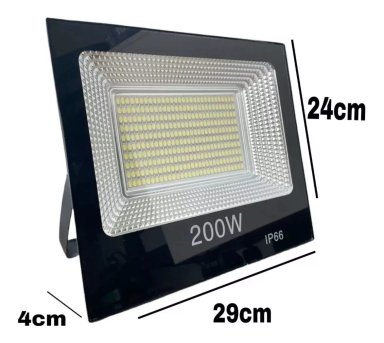 FOCO REFLECTOR 200W LUZ LED EXTERIOR IP66 RESISTENTE AL AGUA - 2