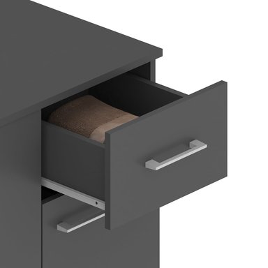 MUEBLE VEKKA HOME EVANDRO BASE GRAFITO 105 CM MDP - 6