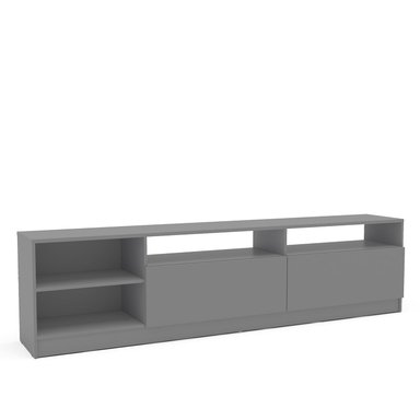 RACK TV VEKKA HOME MOYAN MDP GRIS GREY 75' 2 PUERTAS - 1