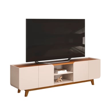 RACK TV 75 PULGADAS 4 PUERTAS VEKKA HOME NADINE BEIGE - 3